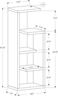 Dark Taupe Bookcase Q301355