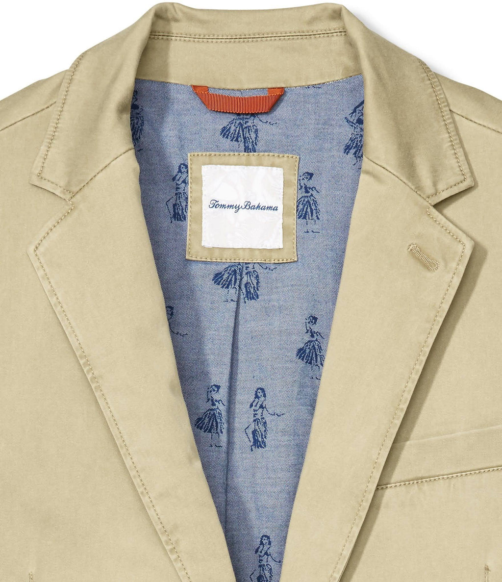 Mystic Blue Stretch Sateen Blazer G75209