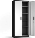 Metal Storage Cabinet with Locking Doors and 4 Adjustable Shelves M150829