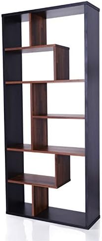 Espresso Walnut Cube Bookcase T648403