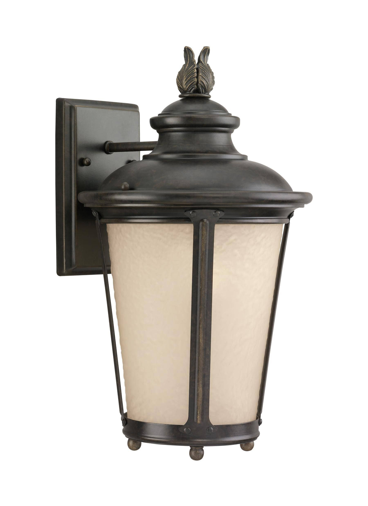 Burled Iron Outdoor Wall Lantern D60371