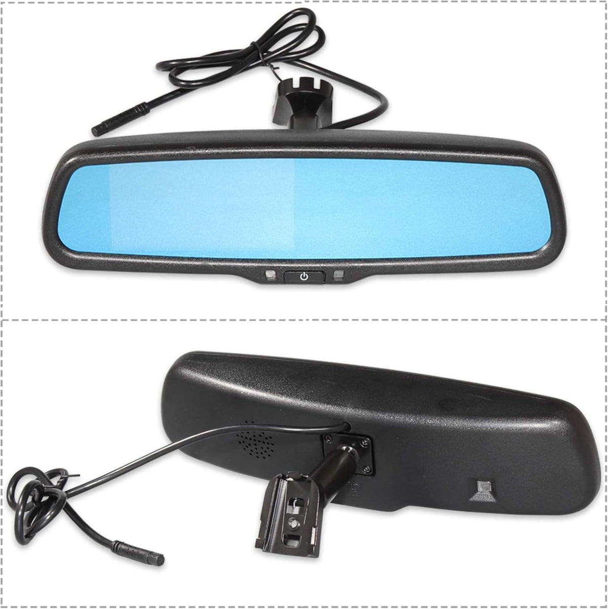 Tailgate Handle Backup Reverse Camera with 4.3 inch Rear View Mirror Monitor Kit J286820