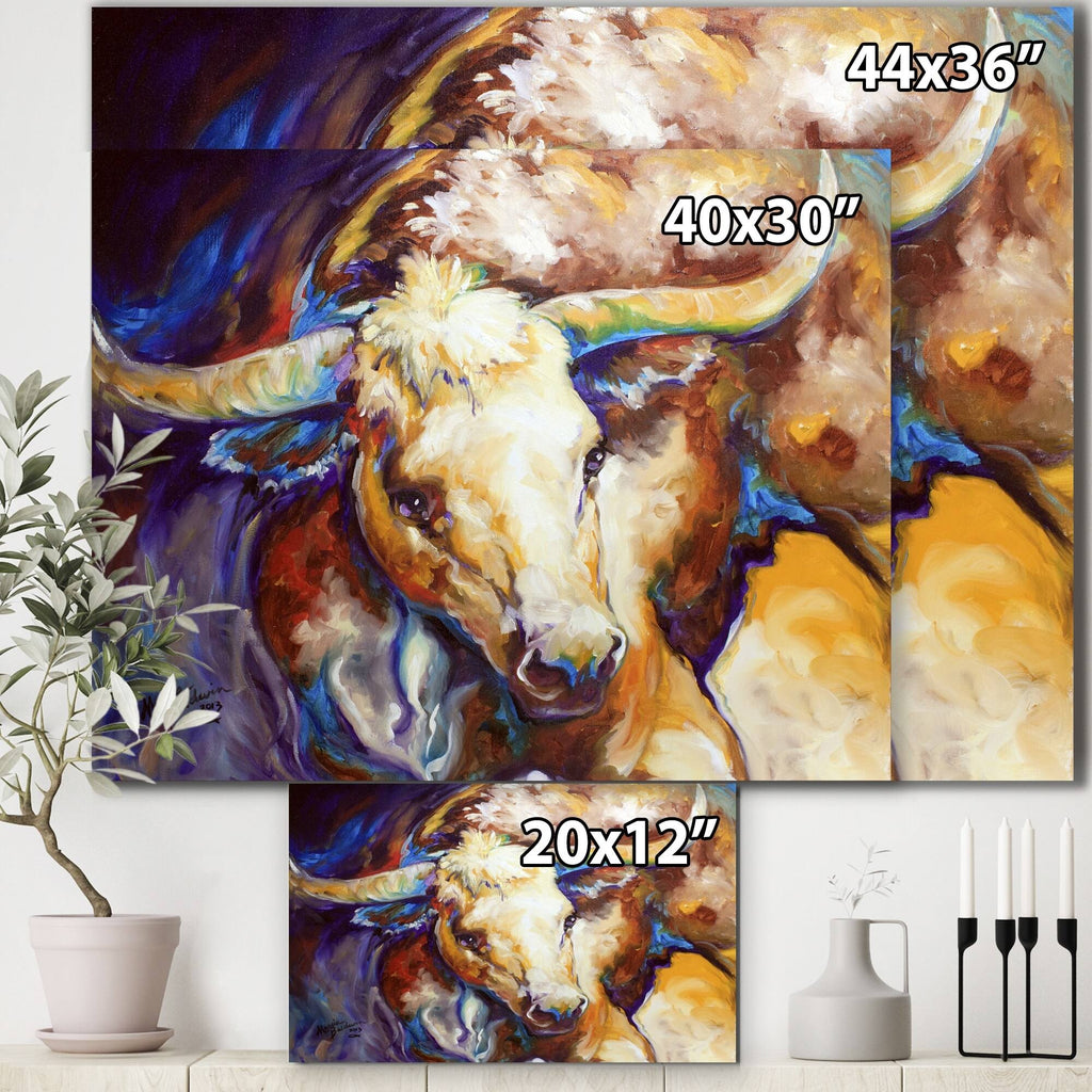 Canvas Wall Yellow 40 in. Wide D483