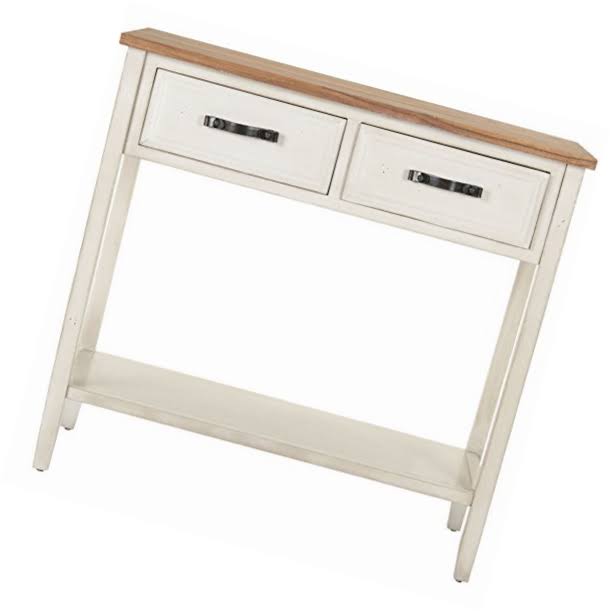 White Birch Console Table C783092