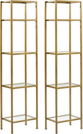 Gold and Glass Bookcase X14341