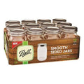 Smooth Sided Wide Mouth Pint Jar 12 Counts I750058
