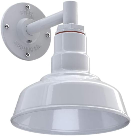 8 inch Dome 16 inch Gooseneck Outdoor Wall Mounted Barn Light X41161