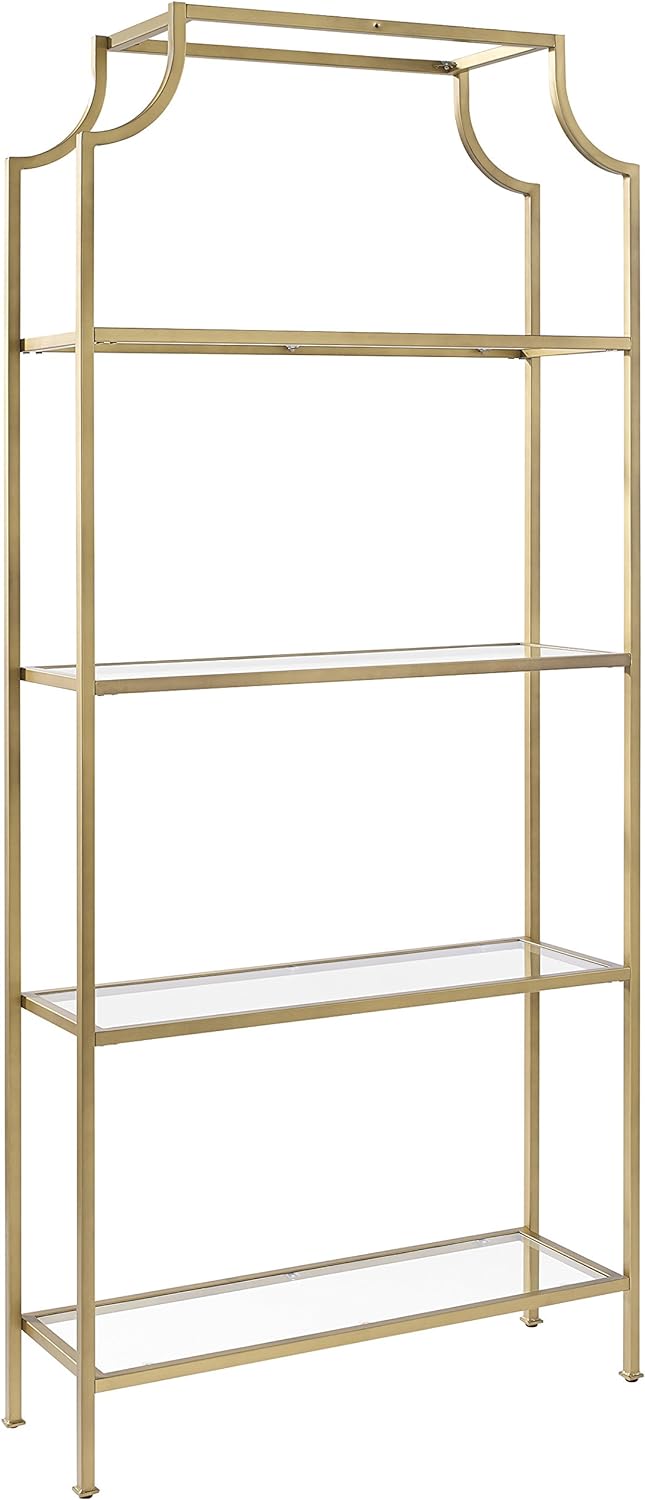Gold and Glass Bookcase X14341