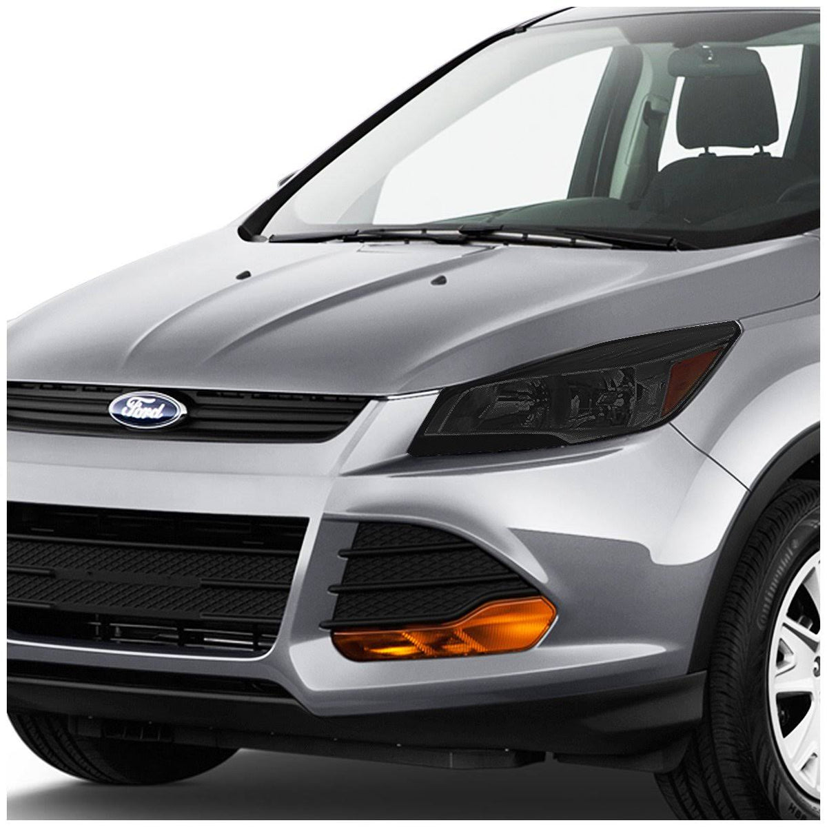 Smoked Housing Amber Corner Headlamp Pair I3764