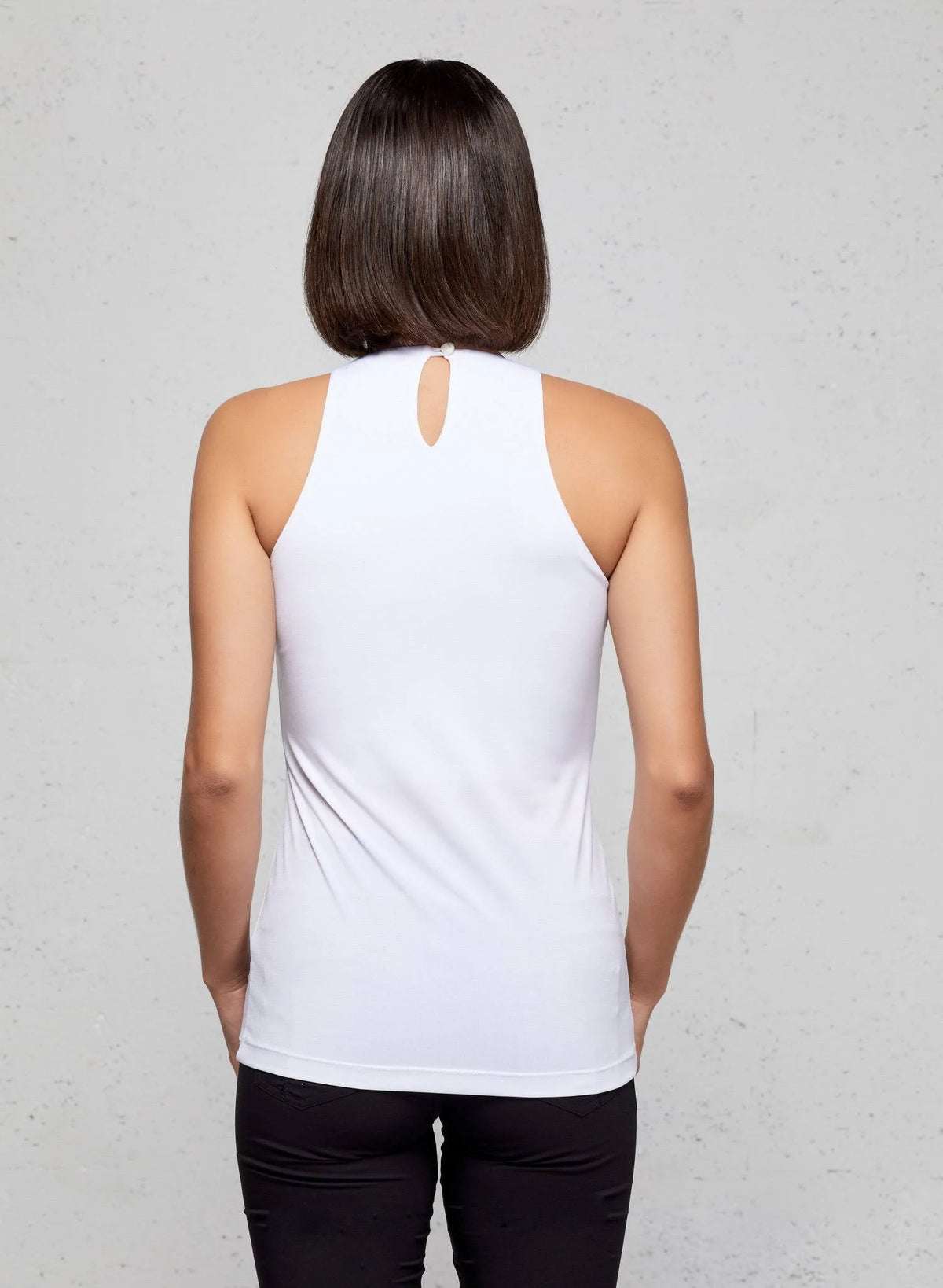 Wrinkle Free Travel Tank Black / L F143698