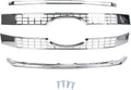 Chrome Front Hood Bumper Grille 4PCS M12624