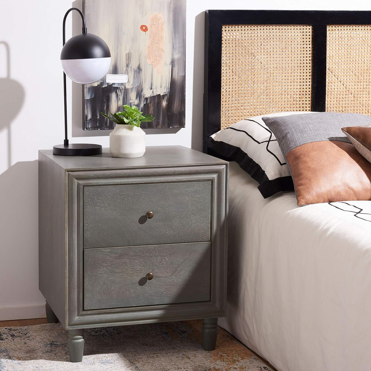 Steel Teal Accent Table L25422