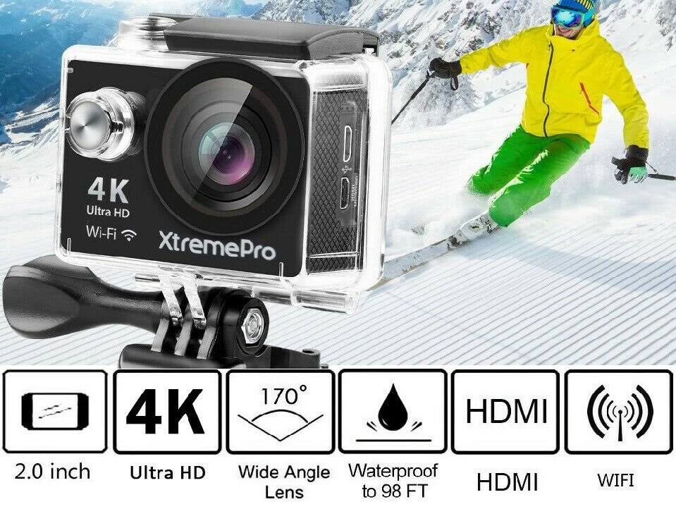 4K Ultra HD Sports Camera Bundle with Wireless Wrist Remote P16732