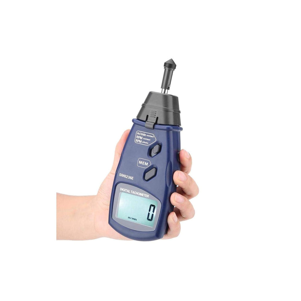 Digital Tachometer LCD Rotation Speed Meter Pack of 2 M326