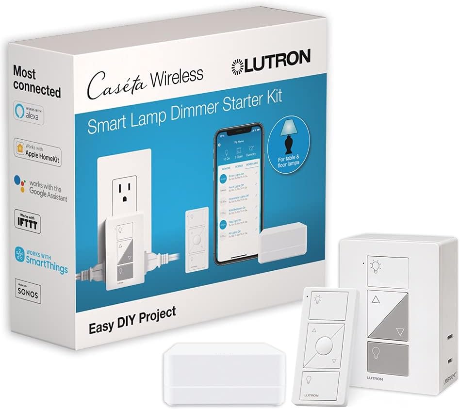Smart Bridge Dimmer Kit with Plug-in Lamp Dimmer and Remote Q20735