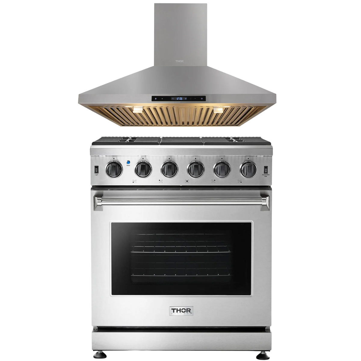 30 in. Natural Gas Range & Range Hood Y7907