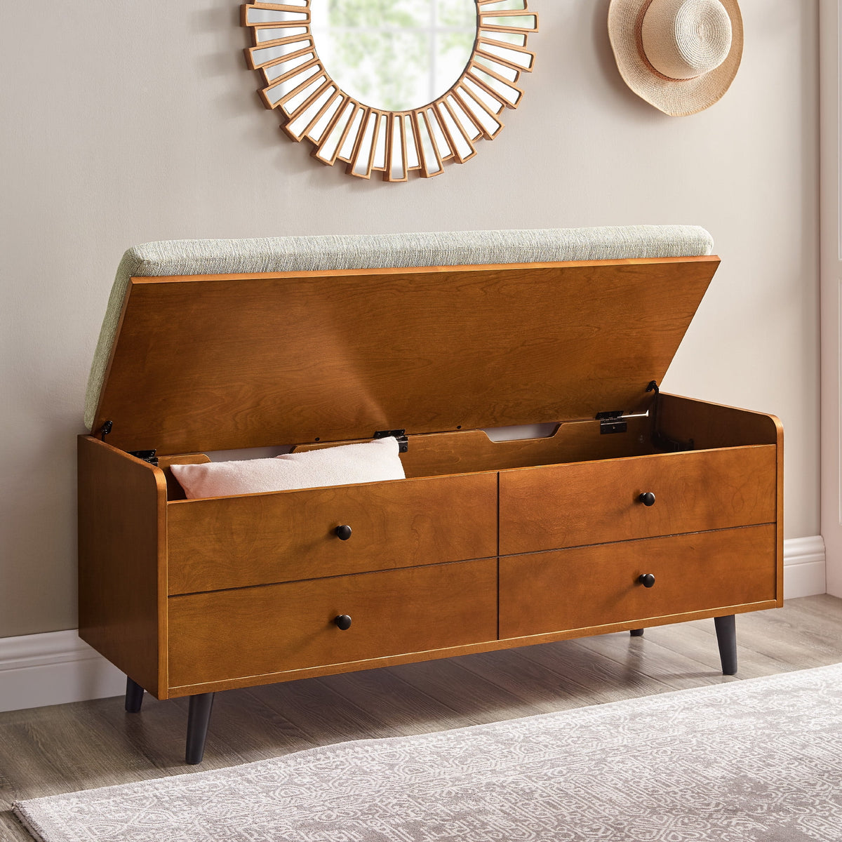 Lift Top Storage Bench C354219