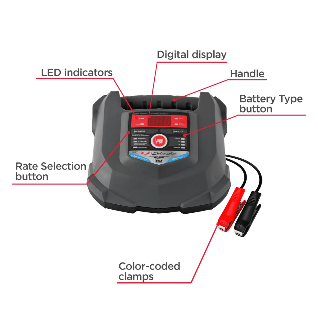 6V/12V Automatic Battery Charger/Maintainer P75951
