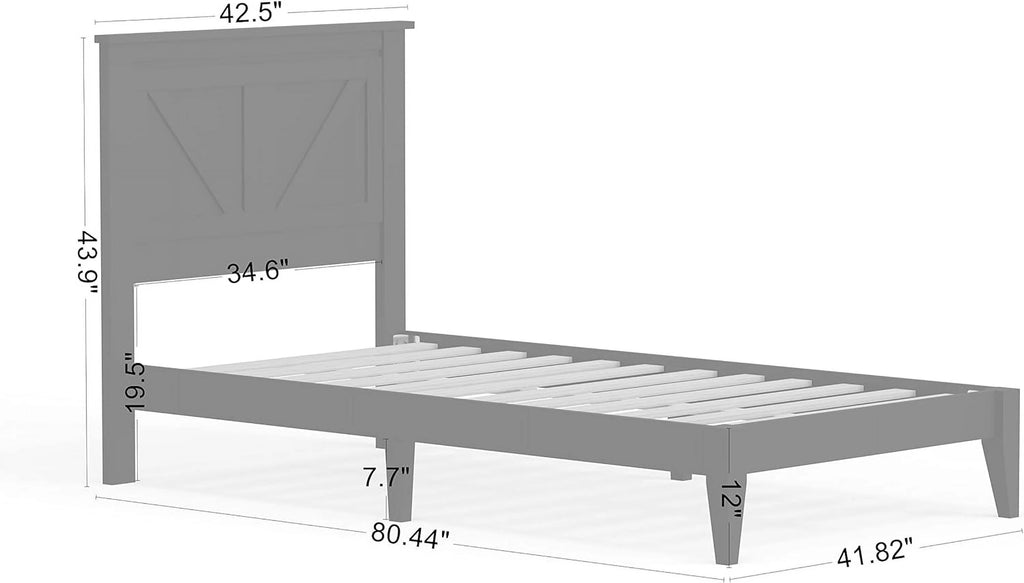 Solid Wood Platform Bed L310918