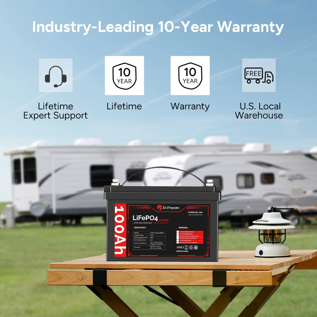 12V 100Ah LiFePO4 Lithium Deep Cycle Battery K450