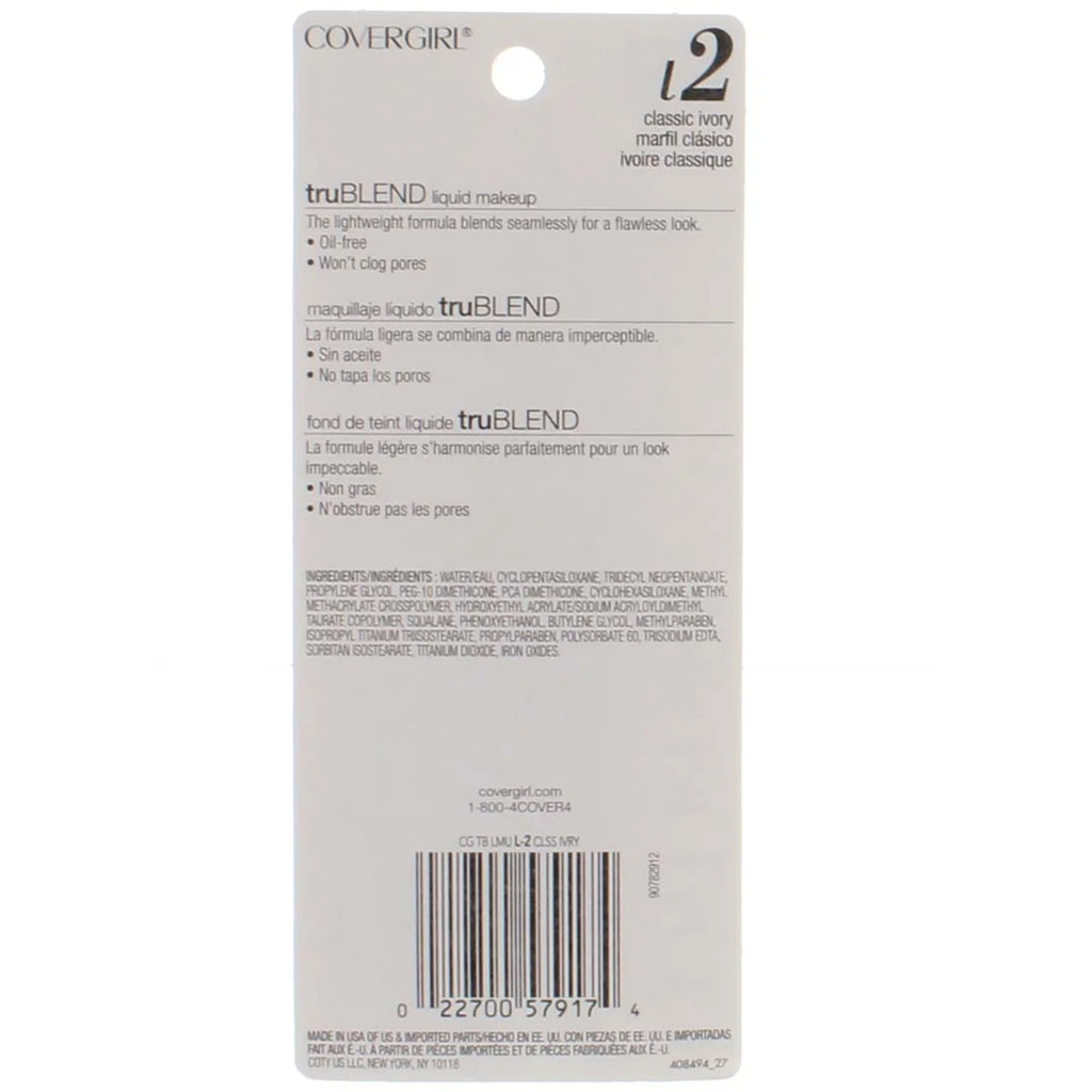 Liquid Makeup Classic Ivory 1 oz Pack of 4 L221