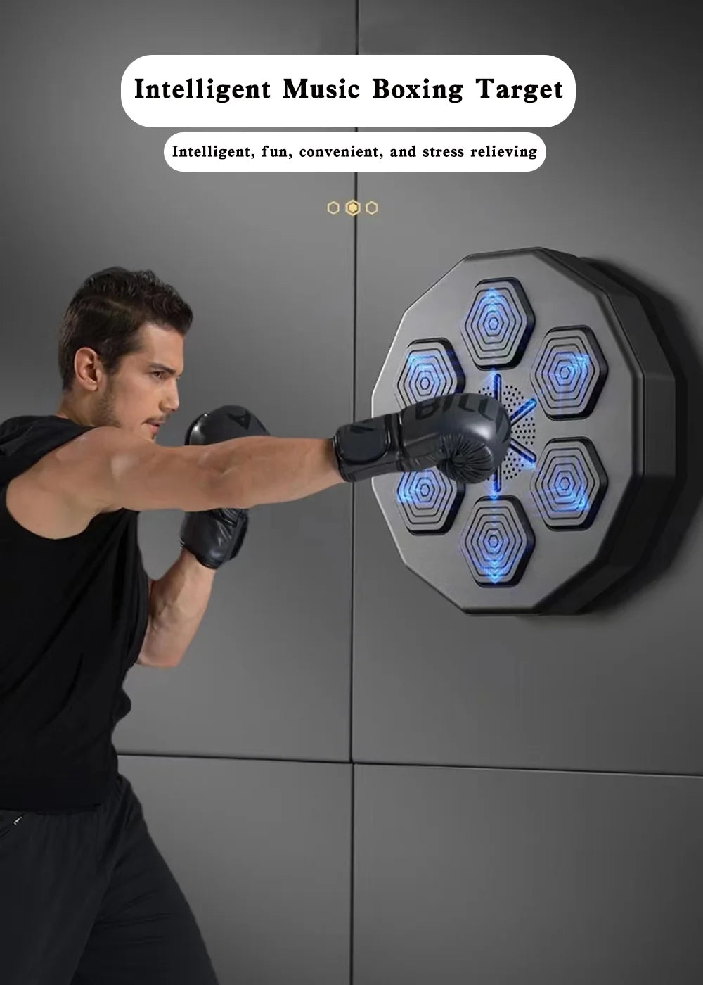Wall Mounted Smart Electronic Music Boxing Machine R695584