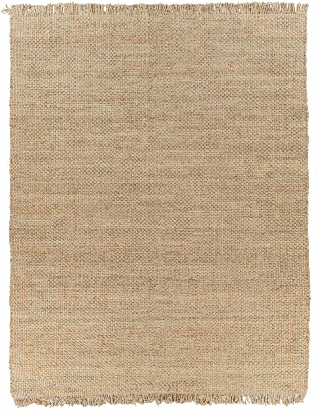 Beige 2' x 3' Jute Area Rug T240