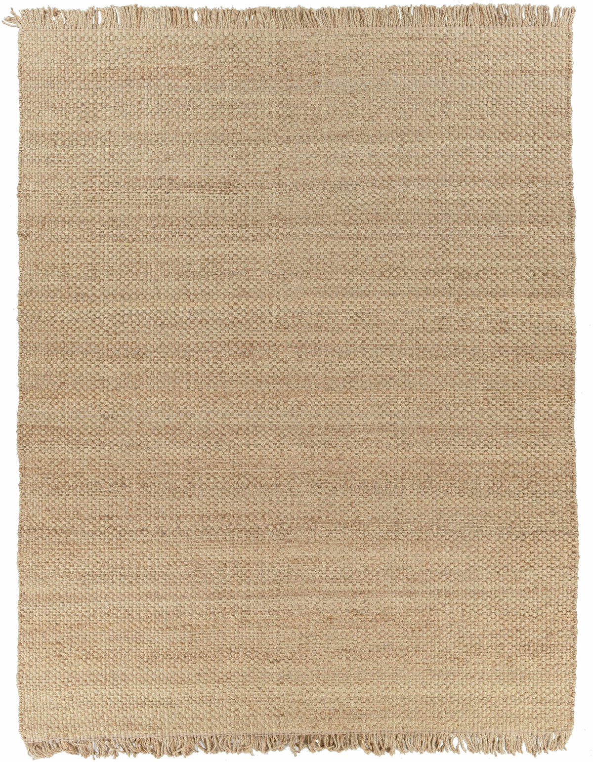 Beige 2' x 3' Jute Area Rug T240