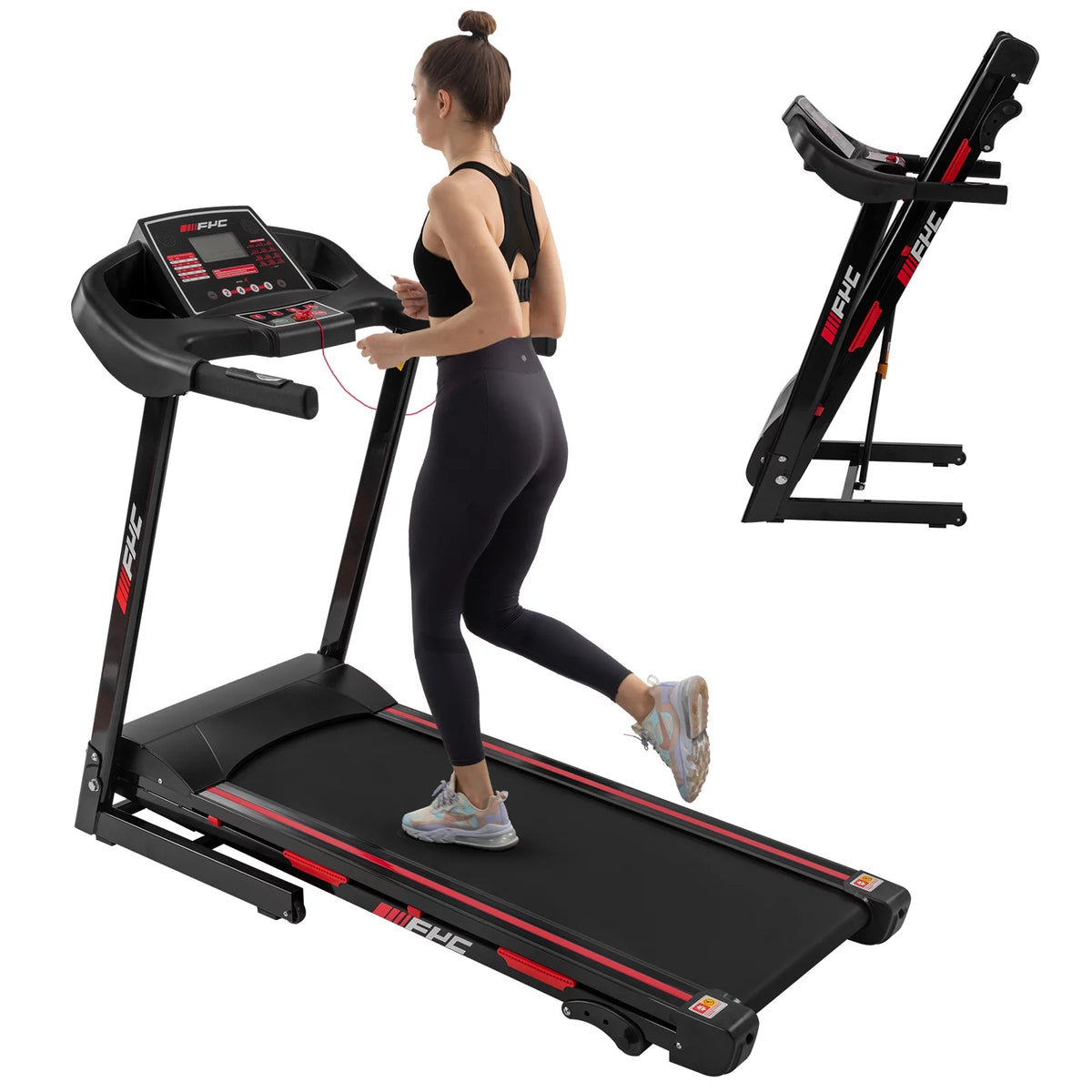 Folding Electric Treadmill with Incline Q821