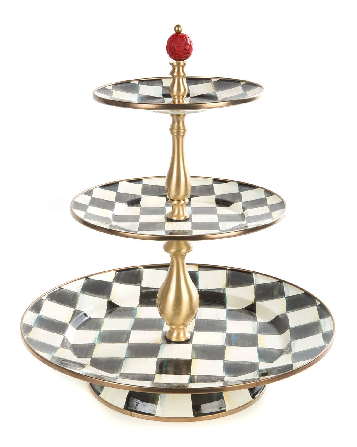 Enamel Three Tier Sweet Stand F504