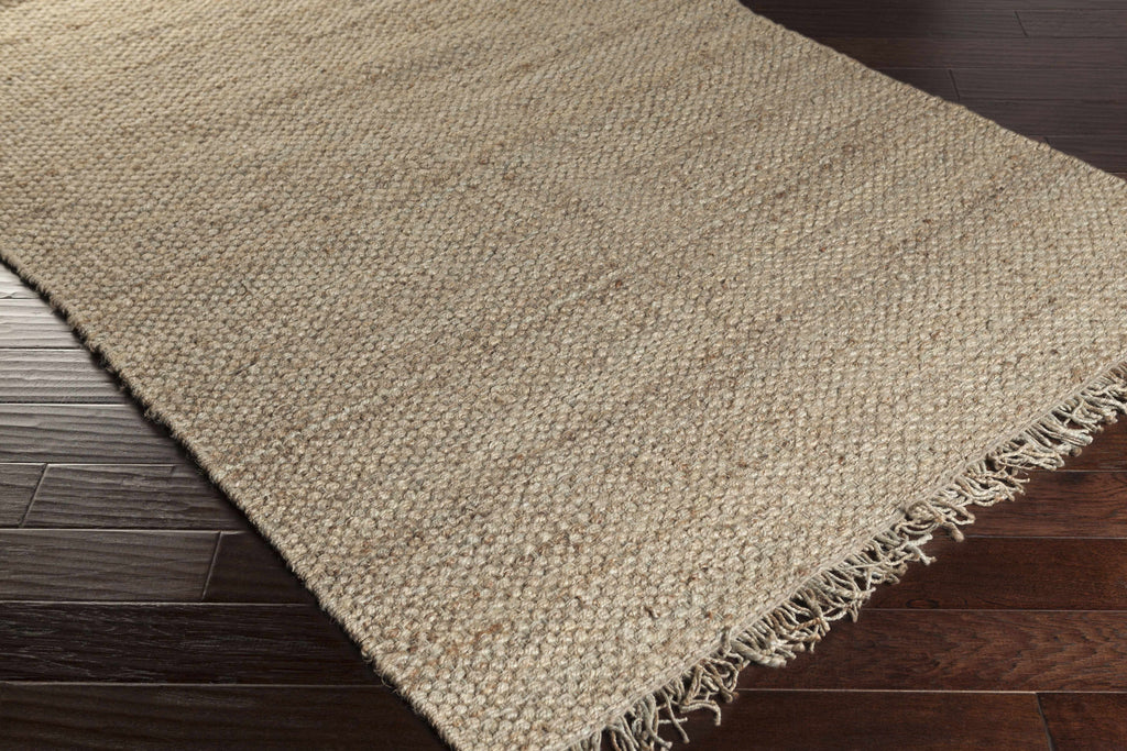 Beige 2' x 3' Jute Area Rug T240