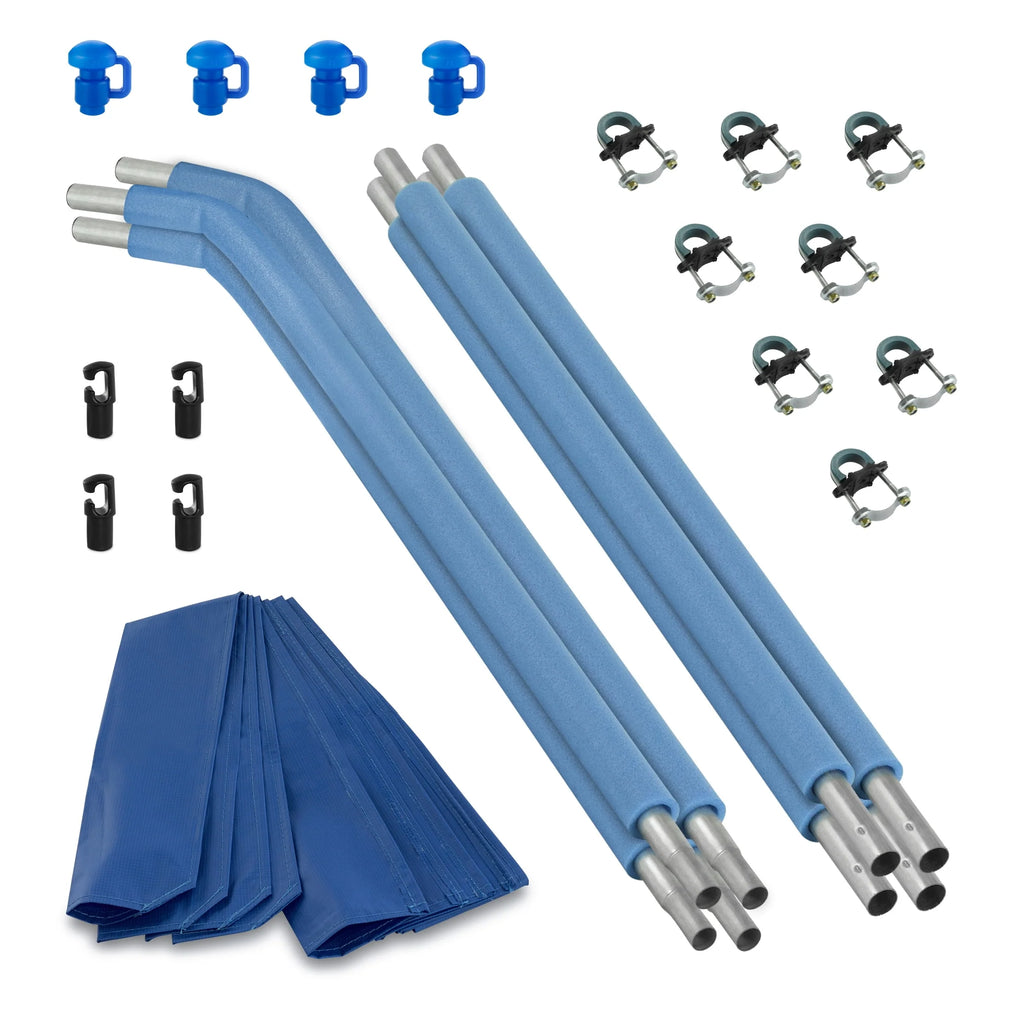 8 Curved Trampoline Safety Enclosure Poles R415