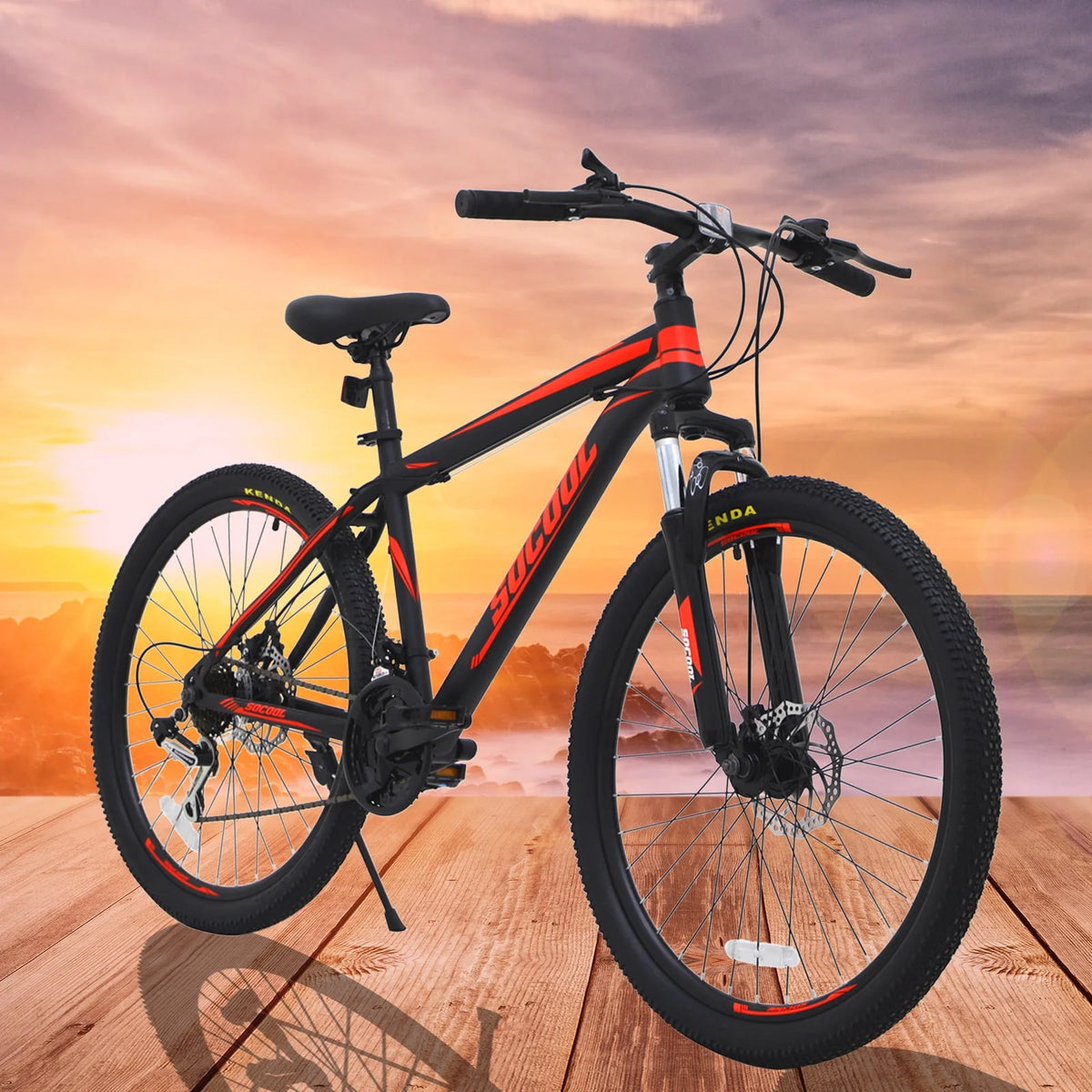 26 Inch 21 Speed Mountain Bike with Dual Disc Brakes F915619