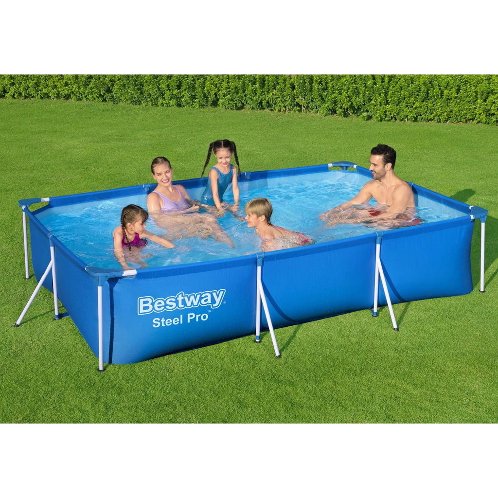 Steel Pro Rectangular Above Ground Swimming Pool Set A560