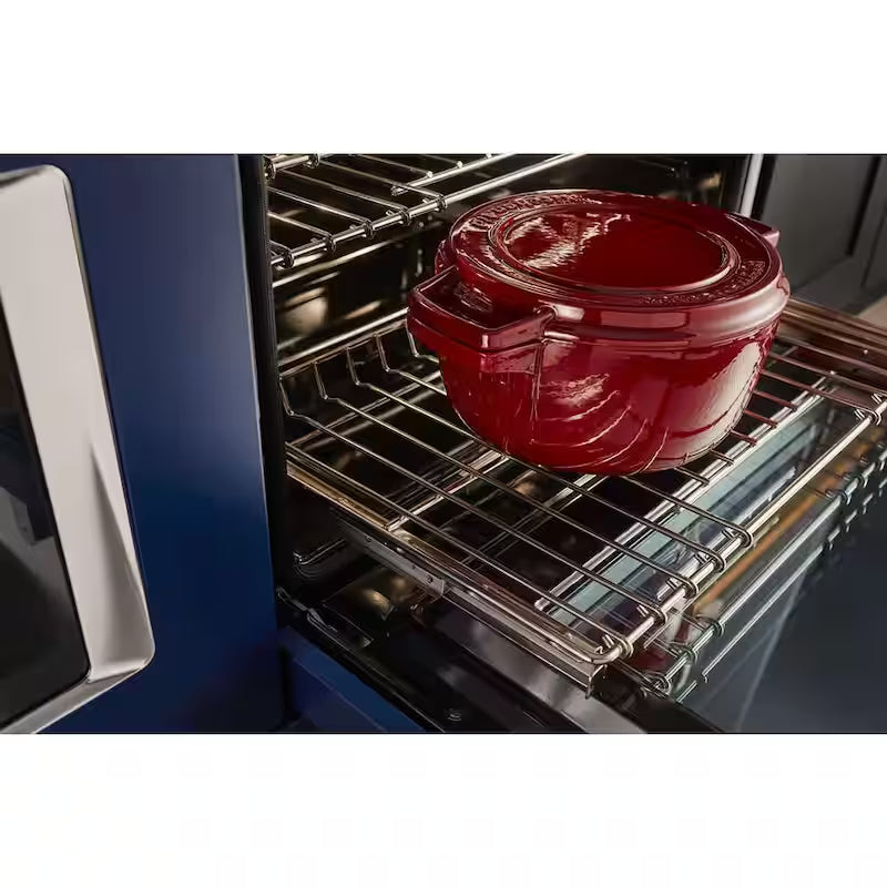 Ink Blue Smart Double Oven Dual Fuel Range with True Convection M23684