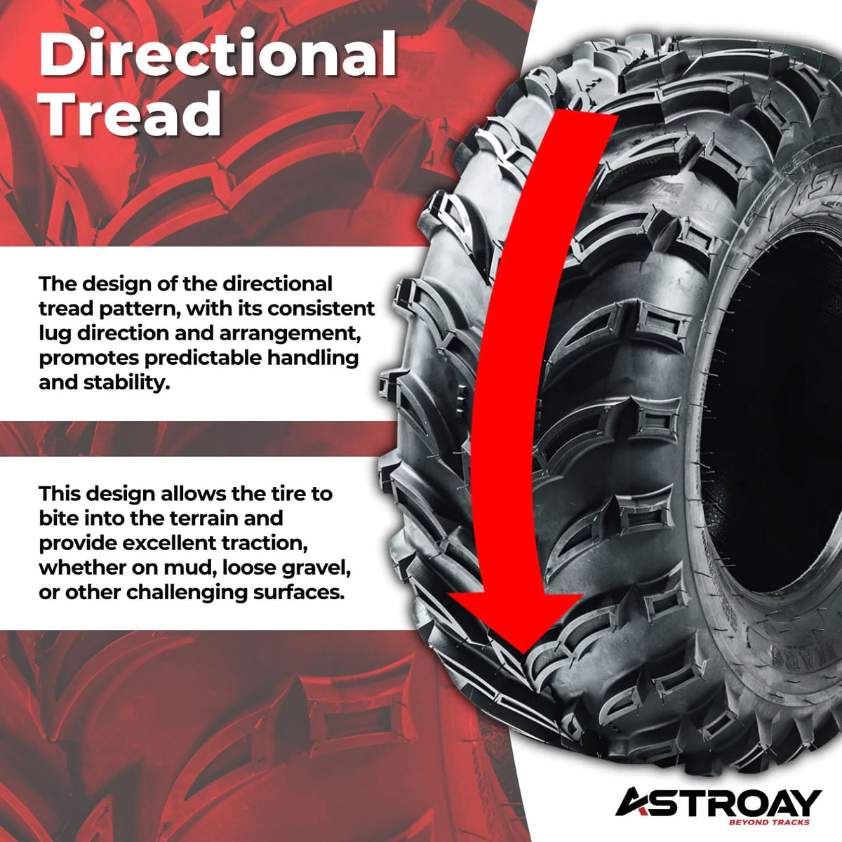 26 x 11 - 12 Utility ATV/UTV Tire G668