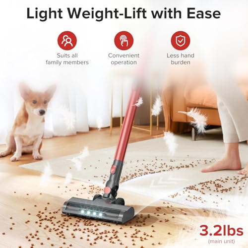Cordless Stick Vacuum Cleaner 8-in-1 Lightweight D725