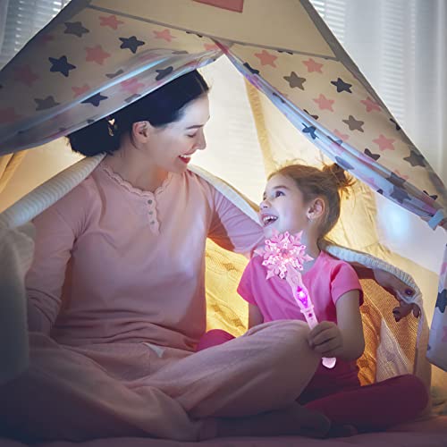 Glow Snowflake Fairy Wand with Sound, 12.59 Inch C855305