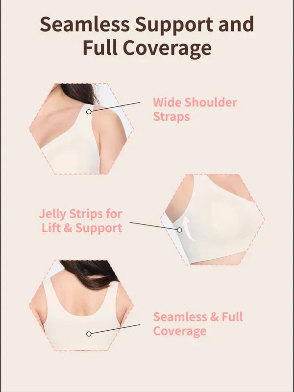 Wire-Free Antibacterial Jelly Bra Y70449