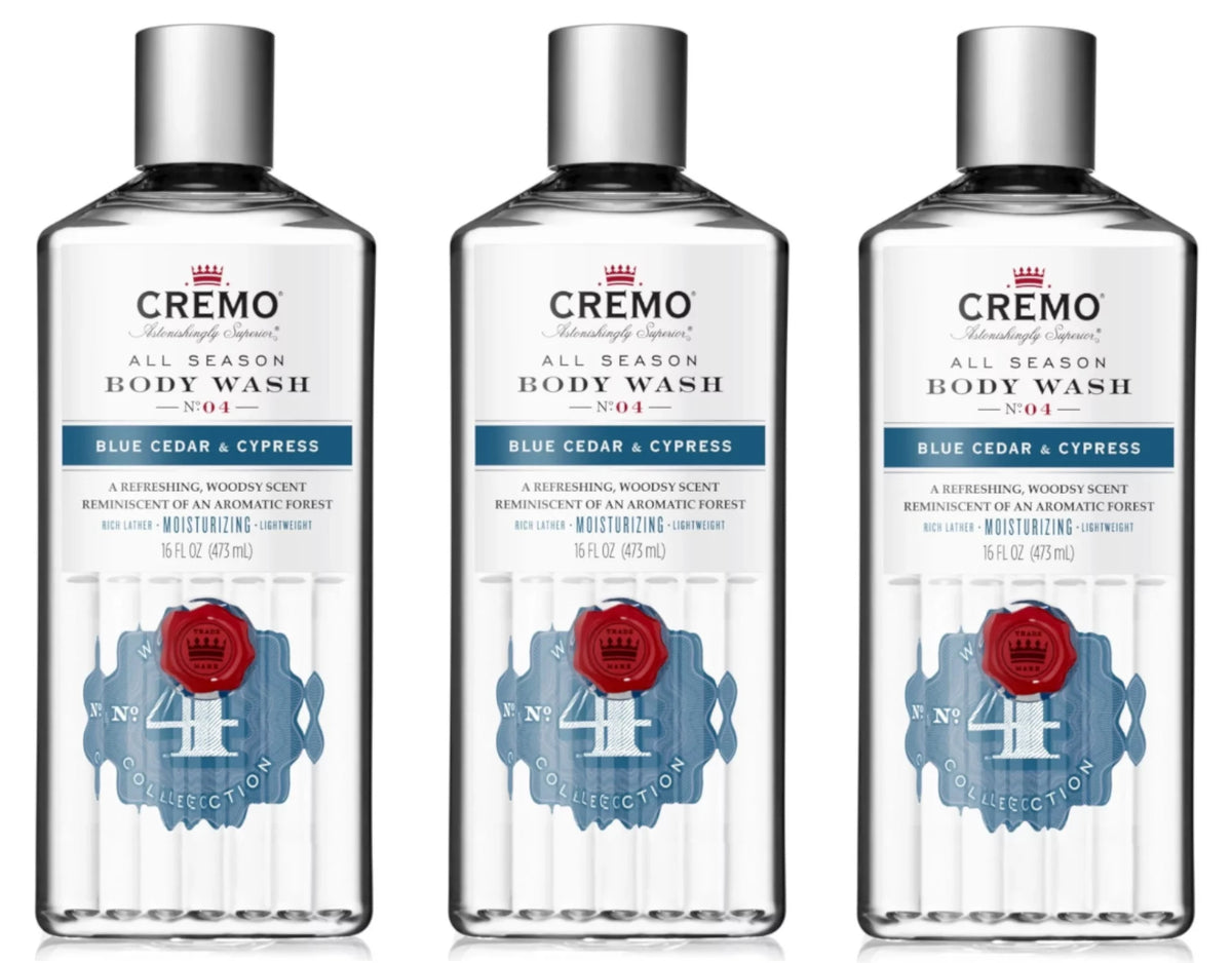 Blue Cedar & Cypress Body Wash 16 Fl. Oz. Pack of 3 V45753