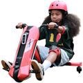 12V Electric Go Kart with Drift and 360° Spin, Black Y654
