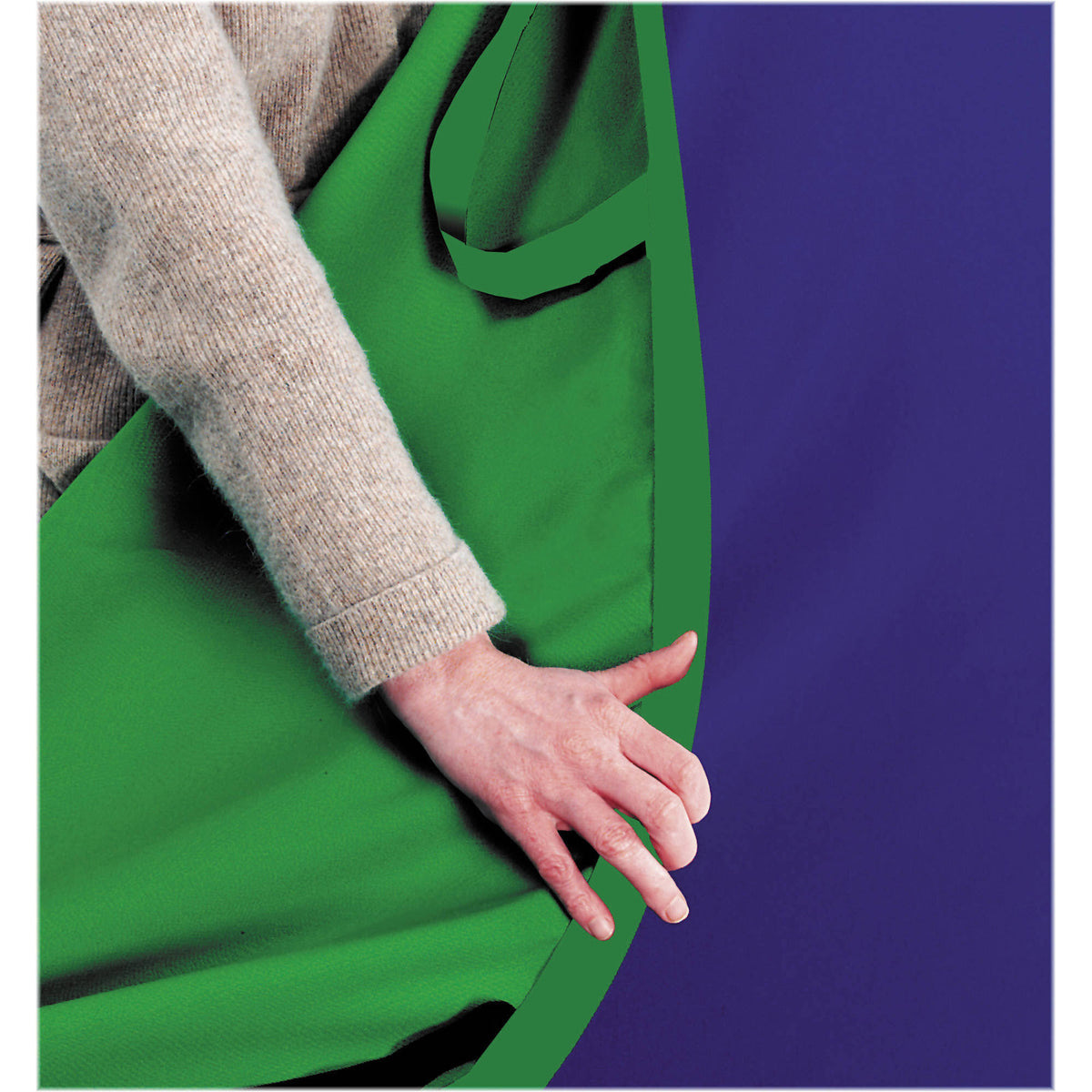 Collapsible Background 6x7' Blue/Green G6640