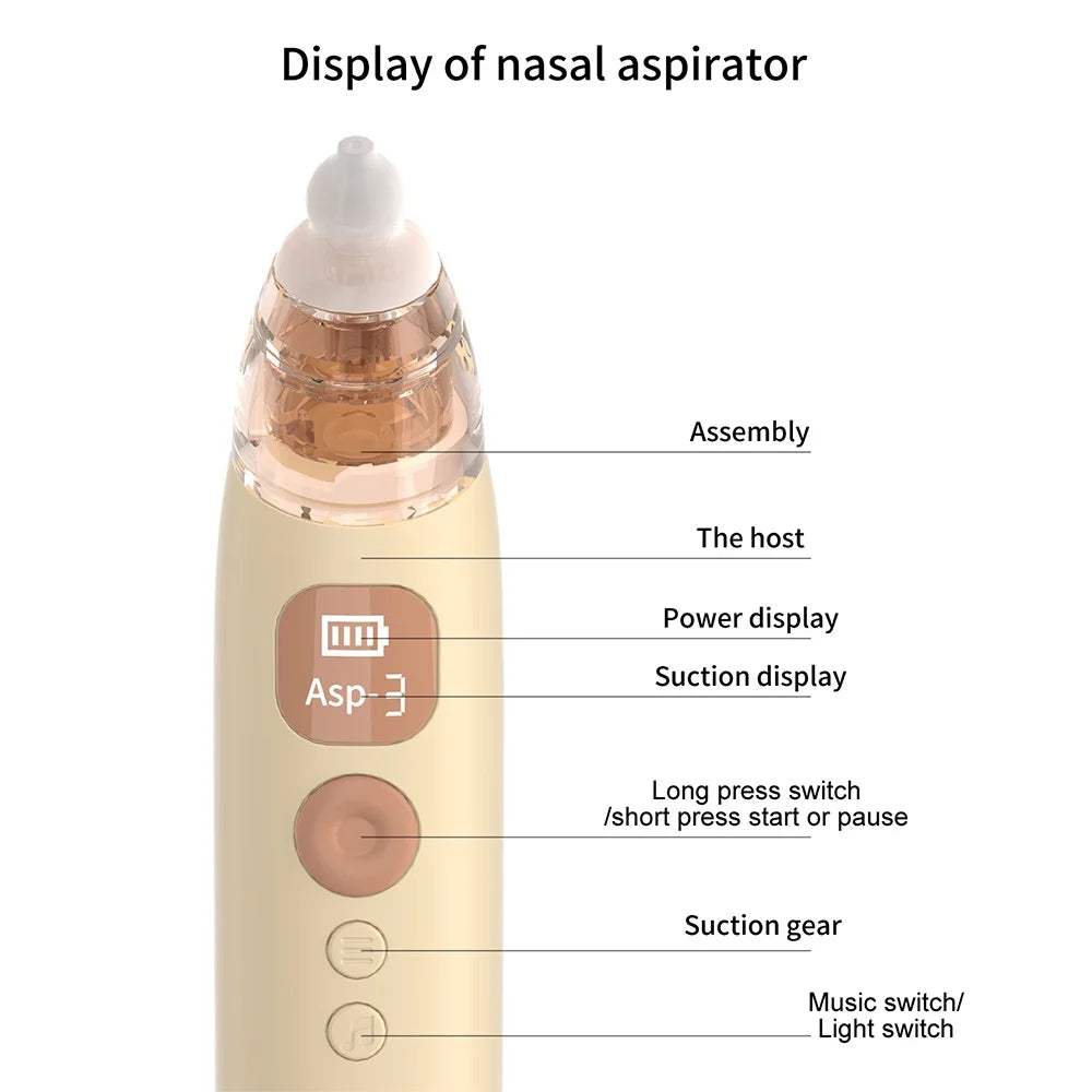 Electric Baby Nasal Aspirator with 3 Suction Levels Q9271