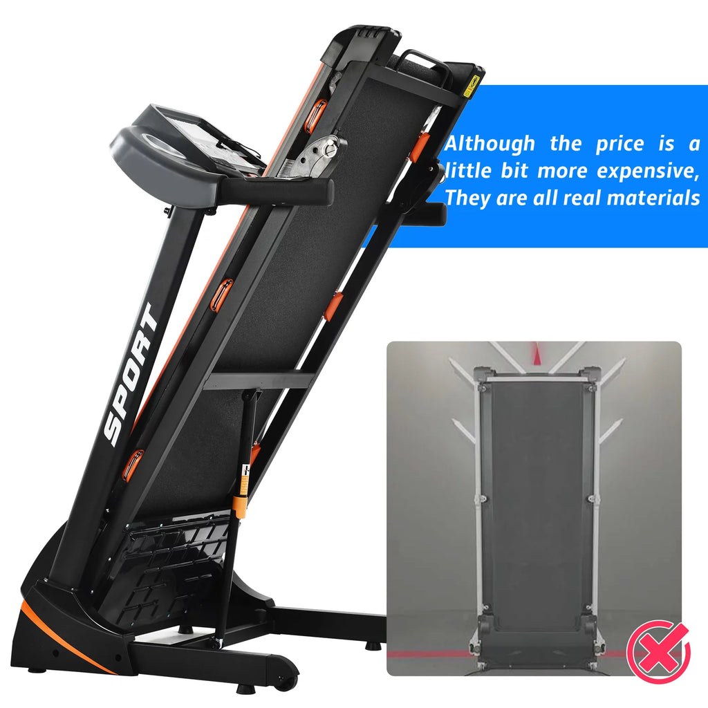 3.5 HP Folding Treadmill 330 LB Capacity Z263613