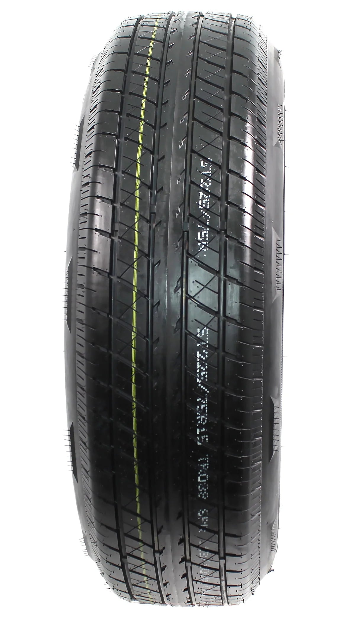 ST225/75R15 15 D 6 Lug White Spoke Trailer Tire On Rim F498