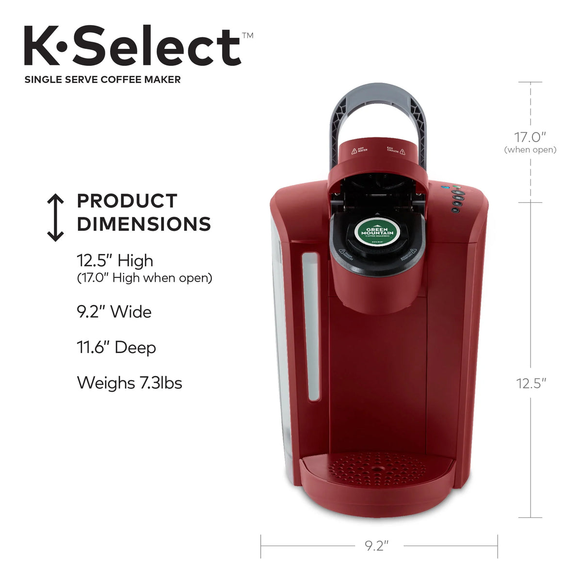 Single-Serve K-Cup Pod Coffee Maker P523