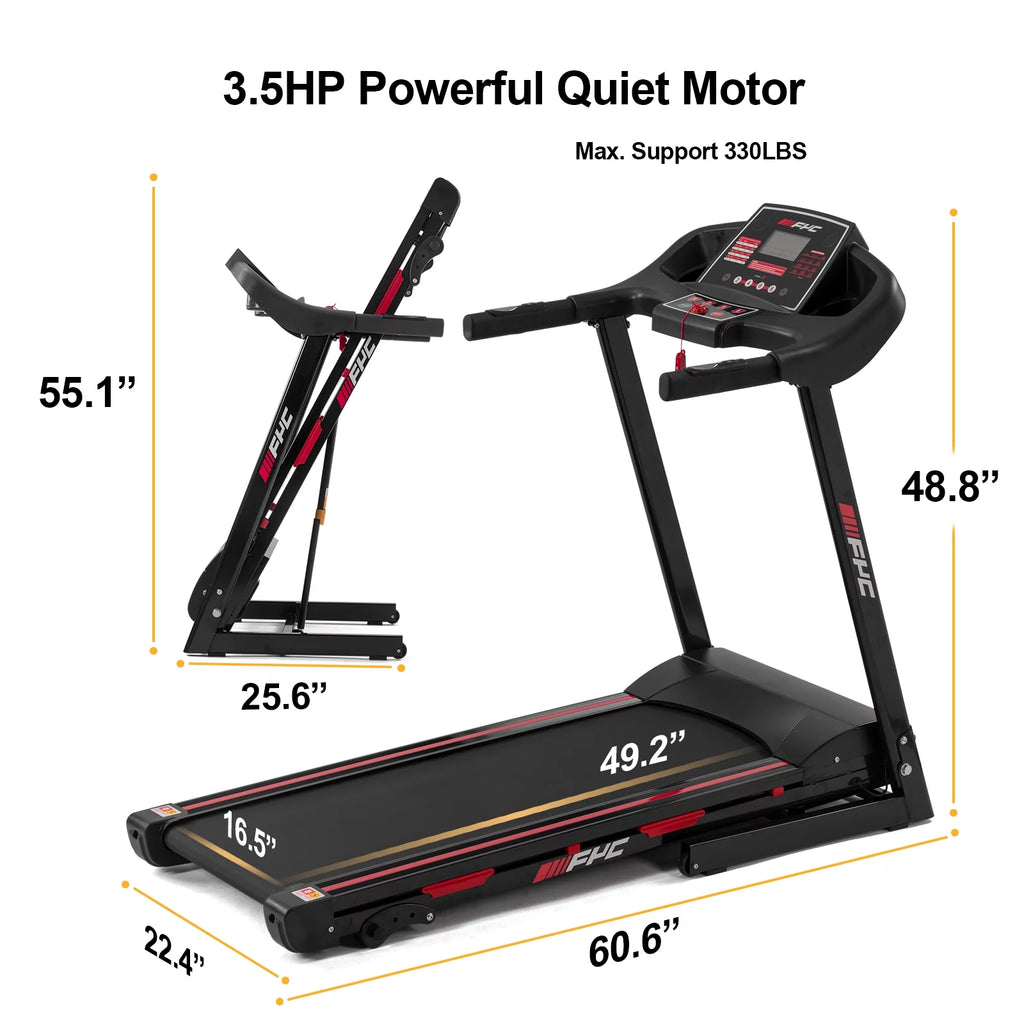 Folding Electric Treadmill with Incline Q821