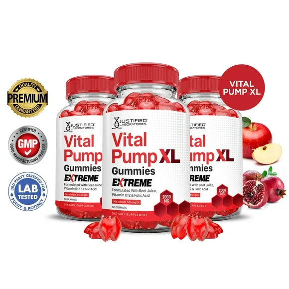 2000MG Beet Juice Pomegranate B12 Vegan Gummies B261