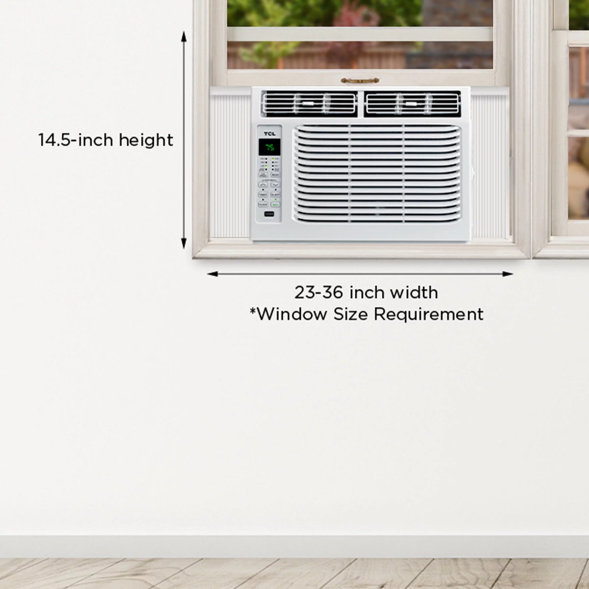 6,000 BTU 115-Volt Window Air Conditioner with Remote, White O9095