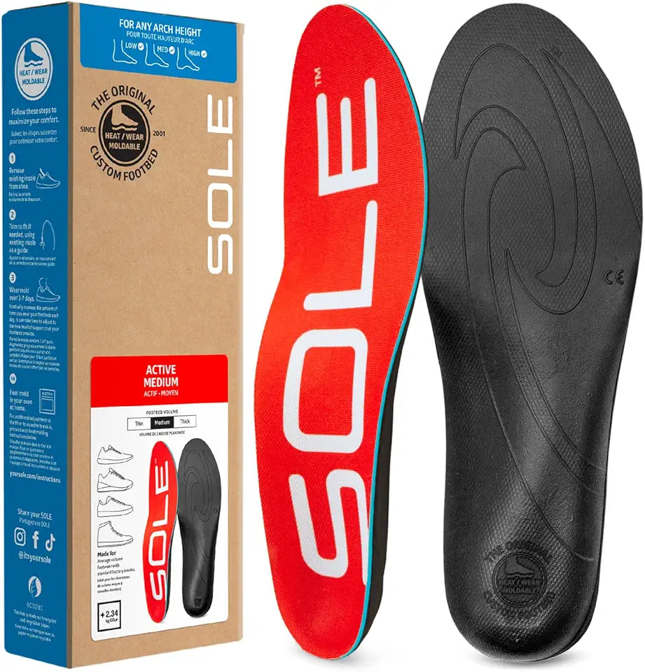 Medium Shoe Insoles Men's Size 8 Women's Size 10 A2850